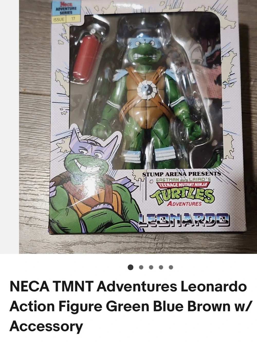 #2592**Teenage Mutant Ninja Turtles Leonardo Action Figure - Green & Blue